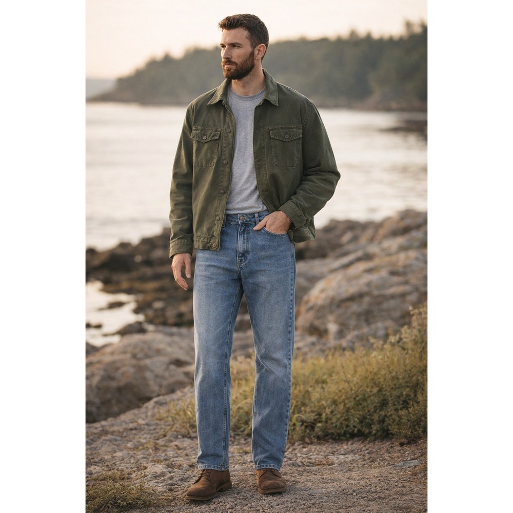 Carhartt Relaxed Fit Jeans Mens *36x30 Blue‎ Denim Workwear Straight Leg Utility
